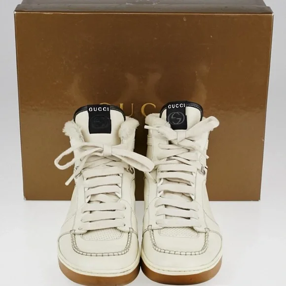 Gucci | Shoes | 0 Authentic Gucci Sneakers 44 105 High Tops  display picture 2